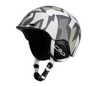 (TG. S) CMP, Casco da sci per bambini Xj-4, Antracite-Bianco, S - NUOVO
