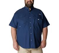 (TG. S) Columbia, Camicia da Pesca a Maniche Corte PFG Bonehead da Uomo, 100% Co