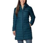 (TG. S) Columbia Lake 22 Down Long Hooded Jacket, Piumino Con Cappuccio Donna, N