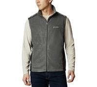 (TG. S) Columbia Steens Mountain Vest Gilet in Pile, Barbecue, Nero, S Uomo - NU