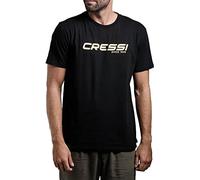 (TG. S) Cressi, T-Shirt Man Uomo, Nero Giallo, S - NUOVO