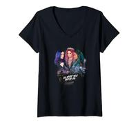 (TG. S) Descendants 3 Mal Uma Audrey Do What You Gotta Do Maglietta con Collo a