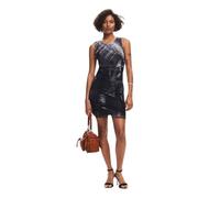 (TG. S) Desigual Vest_Bratislava, 2000 Black, S - NUOVO