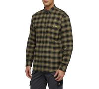 (TG. S) Dickies Camicia in Flanella LS, vestibilit Rilassata, Verde, S Men's -