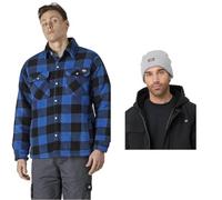 (TG. S) Dickies Camicia Portland + Berretto Con Risvolto In Acrilico - NUOVO