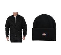 (TG. S) Dickies Giacca Trapuntata Diamond + Berretto Con Risvolto In Acrilico -