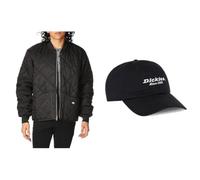 (TG. S) Dickies Giacca Trapuntata Diamond + Cappello In Twill - NUOVO