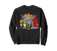 (TG. S) Disney A Goofy Movie Crew 90s Felpa - NUOVO