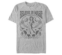 (TG. S) Disney Aladdin-Jasmine Celestial Organic Short Sleeve T-Shirt, Melange G