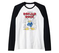 (TG. S) Disney Donald Duck Original Donald How To Draw Background Maglia con Man