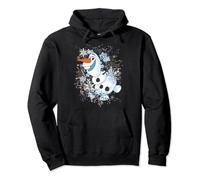 (TG. S) Disney Frozen Olaf Dancing In The Snowflakes Felpa con Cappuccio - NUOVO