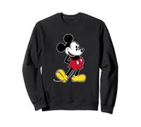 (TG. S) Disney Mickey Mouse Topolino Classic Felpa - NUOVO