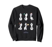 (TG. S) Disney Once Upon a Snowman Expressions of Olaf Felpa - NUOVO