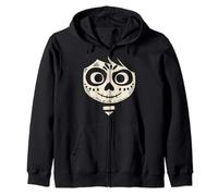 (TG. S) Disney Pixar Coco Miguel Face Halloween Felpa con Cappuccio - NUOVO