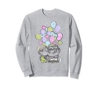(TG. S) Disney Pixar Up Carl And Ellie Love Felpa - NUOVO