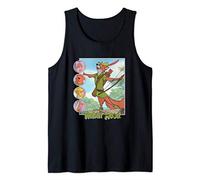 (TG. S) Disney Robin Hood Classic Disney Film Retro Canotta - NUOVO
