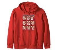 (TG. S) Disney Snow White Current Mood Always Grumpy Felpa con Cappuccio - NUOVO