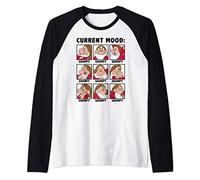 (TG. S) Disney Snow White Current Mood Always Grumpy Maglia con Maniche Raglan -