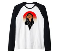 (TG. S) Disney The Lion King Scar Sunset Maglia con Maniche Raglan - NUOVO