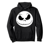 (TG. S) Disney The Nightmare Before Christmas Jack Big Face Felpa con Cappuccio
