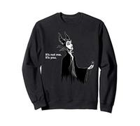 (TG. S) Disney Villains Maleficent It's Not Me It's You Felpa - NUOVO