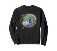 (TG. S) Disney Wish Asha and Star Rosas Castle Watch Us Shine Felpa - NUOVO