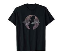 (TG. S) Fender Classic Circled Logo Maglietta - NUOVO