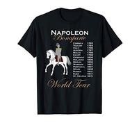 (TG. S) Funny Napoleon Bonaparte History World Tour Timeline Gift Maglietta - NU