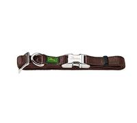 (TG. s) HUNTER Collare Vario-Basic Alu-Strong, S/15marrone, Nylon - NUOVO