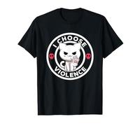 (TG. S) I Choose Violence Today - Gatto ironia e sarcasmo, divertente gatto Magl