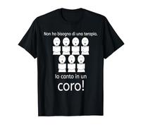 (TG. S) Io Canto in un Coro Cantare Maglietta - NUOVO