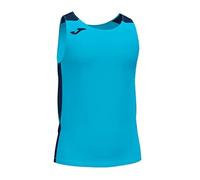 (TG. S) Joma Joma102222.013.S Canotta Record II Turchese Fluoro Navy - NUOVO