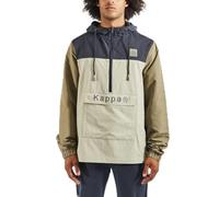 (TG. S) Kappa Iciamo Giacca, Blu Marino/Verde/Grigio, S Uomo - NUOVO
