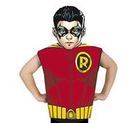 (TG. S/M) Batman - Robin Partytime, Set per bambini (Rubie' s Spain 33691) - NUO