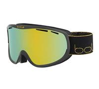 (TG. S-M) bollé, SIERRA Black & Gold Shiny, Sunshine Cat 3, Occhiali da sci, Me