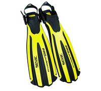 (TG. S/M) Seac Propulsion, Pinne da Subacquea con Cinghiolo Regolabile, Made in