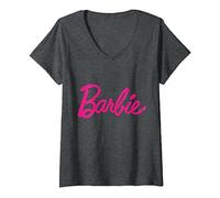 (TG. S) Maglietta Barbie, logo ufficiale Barbie, vari colori Maglietta con Collo