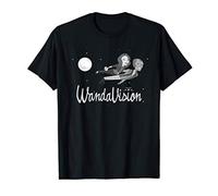 (TG. S) Marvel WandaVision Wanda and Vision 60s Moonlight Flight Maglietta - NUO