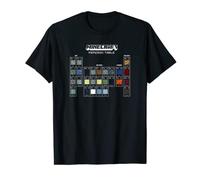 (TG. S) Minecraft Periodic Table Of Blocks Maglietta - NUOVO