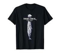 (TG. S) Moby Dick, Herman Melville whale t-shirt literary gift Maglietta - NUOVO