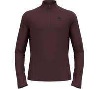 (TG. S) Odlo Essential Light I Midlayer - Maglione in pile da uomo con mezza cer