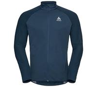 (TG. S) Odlo Giacca Zeroweight Warm Hybrid Corsa, Blu (Wing Teal), S Uomo - NUOV