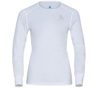 (TG. S) Odlo Maglietta da Donna Bl Top Crew Neck L/S Active Warm Eco - NUOVO