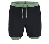 (TG. S) Odlo Uomo Pantaloncini da corsa 2-in-1 X-ALP TRAIL 6 INCH - NUOVO