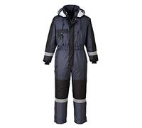 (TG. S) Portwest S585NARS Tuta Intera Invernale Alta Visibilit , Blu Navy, S - N
