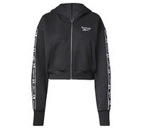 (TG. S) Reebok Felpa con Cappuccio con Zip Intera - NUOVO