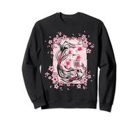(TG. S) Sakura Tree Koi - Albero di fiori di ciliegio, colore: Rosa Felpa - NUOV