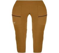 (TG. S) Salewa Puez Warm Durastretch Cargo Tights Women, golden brown, S - NUOVO