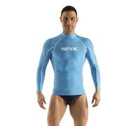 (TG. S) SEAC RAA Long Evo Uomo Maglia Protettiva Rash Guard per Snorkeling e Nuo
