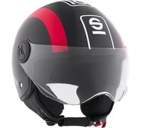(TG. S) Sparco Riders Casco Moto Demi-Jet SP601, Casco Scooter Omologato ECE 22.